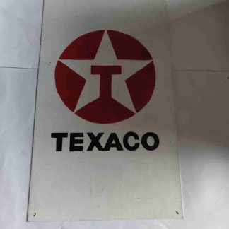 Maalattu peltikyltti Texaco