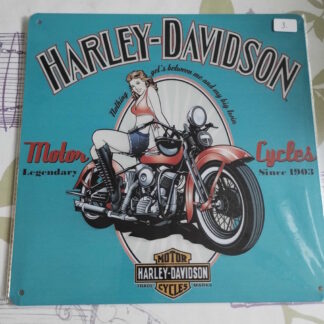 Harley Davidson peltikyltti nro 3.